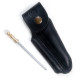 Shaped leather sheath for Laguiole with sharpener - Image 1052