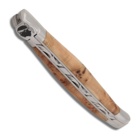 Laguiole knife Corse with juniper burl handle - Image 1082