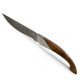 Couteau Monnerie manche en loupe de thuya, lame damas - Image 1120