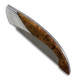 Monnerie knife thuya burl handle with Damascus blade - Image 1121