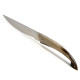 Couteau Monnerie avec manche en pointe de corne blonde - Image 1132