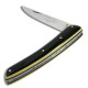 Thiers knife black and white paperstone handle - Image 1173