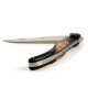 Laguiole Bird knife black wood and juniperus burl handle - Image 154