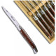 Laguiole steak knives mimosa wood handle - Image 1606