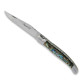 Laguiole knife Abalone handle with double plates - Image 1933