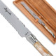 Laguiole bread knife blonde horn Handle with stailess steel handle - Image 1959