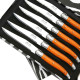 Set of 6 Laguiole steak knives ABS orange - Image 2064