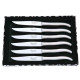 Box set of 6 flat stainless steel Laguiole steak knives with sandblasted finish - Image 2104