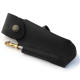 Laguiole bird knife olive and rosewood handle + black leather sheath + sharpener - Image 2275
