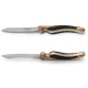 Laguiole bird steak knives with ebony and olive wood handle - Image 2357