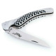 Laguiole bird knife aluminium with black and white tiles - Image 2462