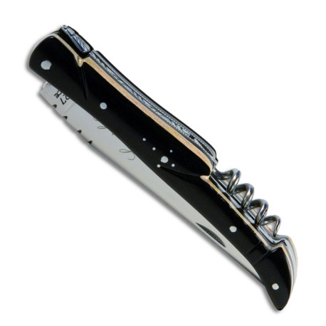 Laguiole knife Ecology Bicolour handle with corkscrew - Image 26