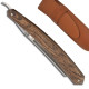 Buffalo razor 5/8 in Bocote Wood - Chiselled decoration triangle on the back of the blade - Image 338