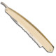 Historic Straight Razor 6/8 Bone handled - Forged decorated on the back of the blade - Image 378