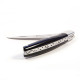 Thiers pocket knife, diamond inside black handle - Image 547