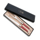 Carving Set Laguiole pearlized red color - Image 709