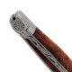 Laguiole knife with Maltese cross, amboina wood handle - Image 881