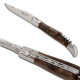 Laguiole knife with stabilized Walnut handle, corkscrew - Image 932